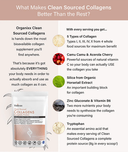 Clean Sourced Collagens (30 servings)